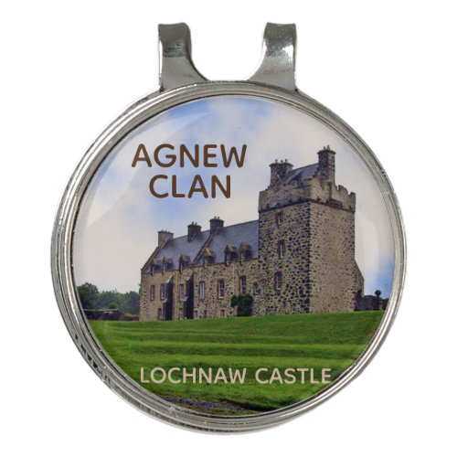 Scottish Agnew Clans Lochnaw Castle Photo Golf Hat Clip