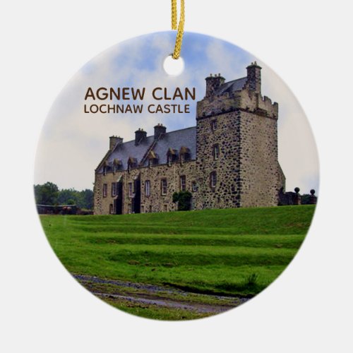 Scottish Agnew Clans Lochnaw Castle Xmas Ornament