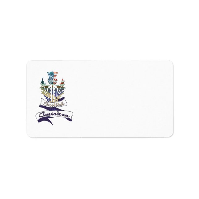 Scottish American Address Labels (Front)