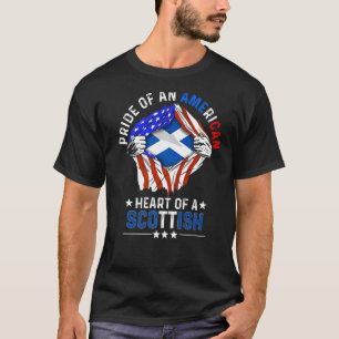Scottish American America Pride Foreign Scotland F T-Shirt