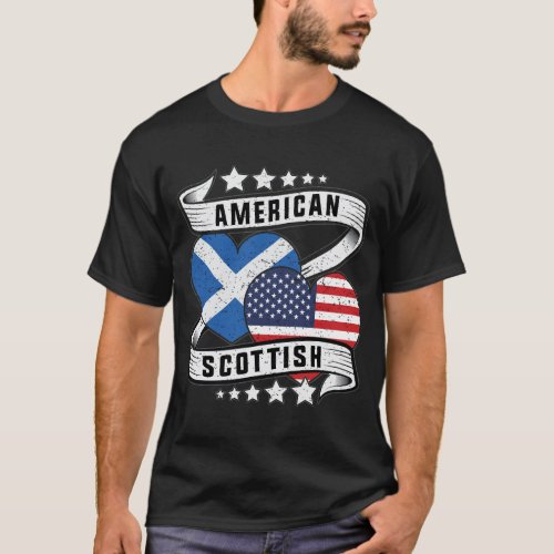Scottish American flag shirt