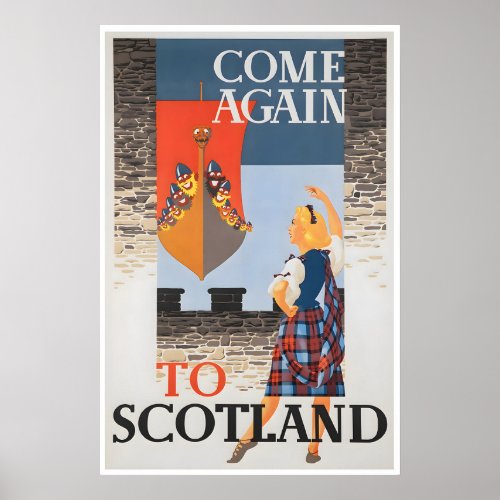 Scottish Art Scotland Travel Poster Print