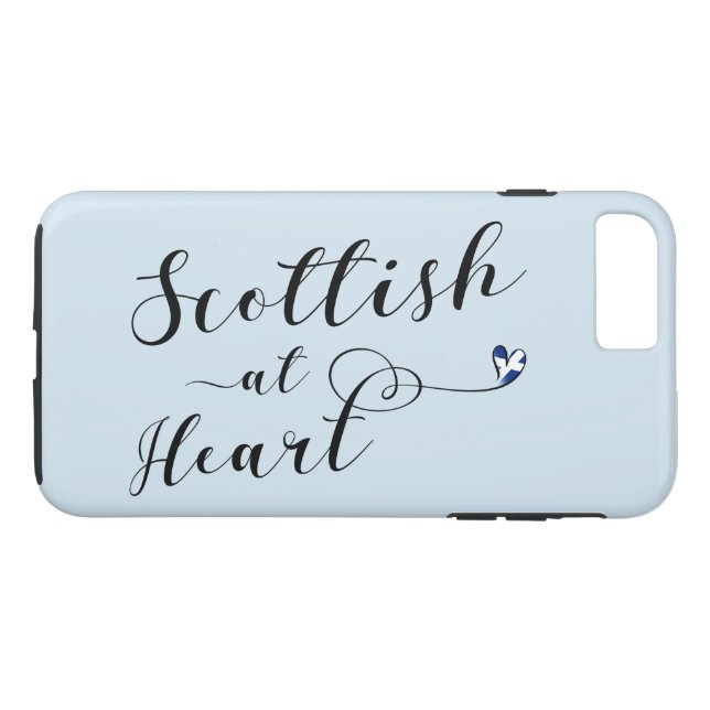 Scottish At Heart Cell Phone Case (Back (Horizontal))