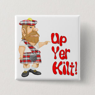 Scottish Attitude Pinback Button