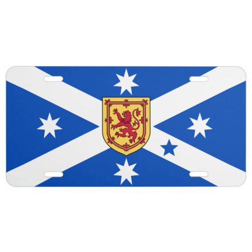 Scottish Australian Heritage flag License Plate