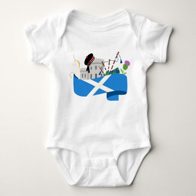 Scottish Baby Bodysuit (Front)