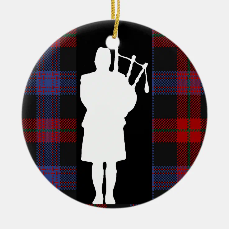 Scottish Bagpiper Ceramic Ornament Zazzle