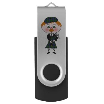 Scottish Bagpiper Usb Flash Drive by Imagology at Zazzle