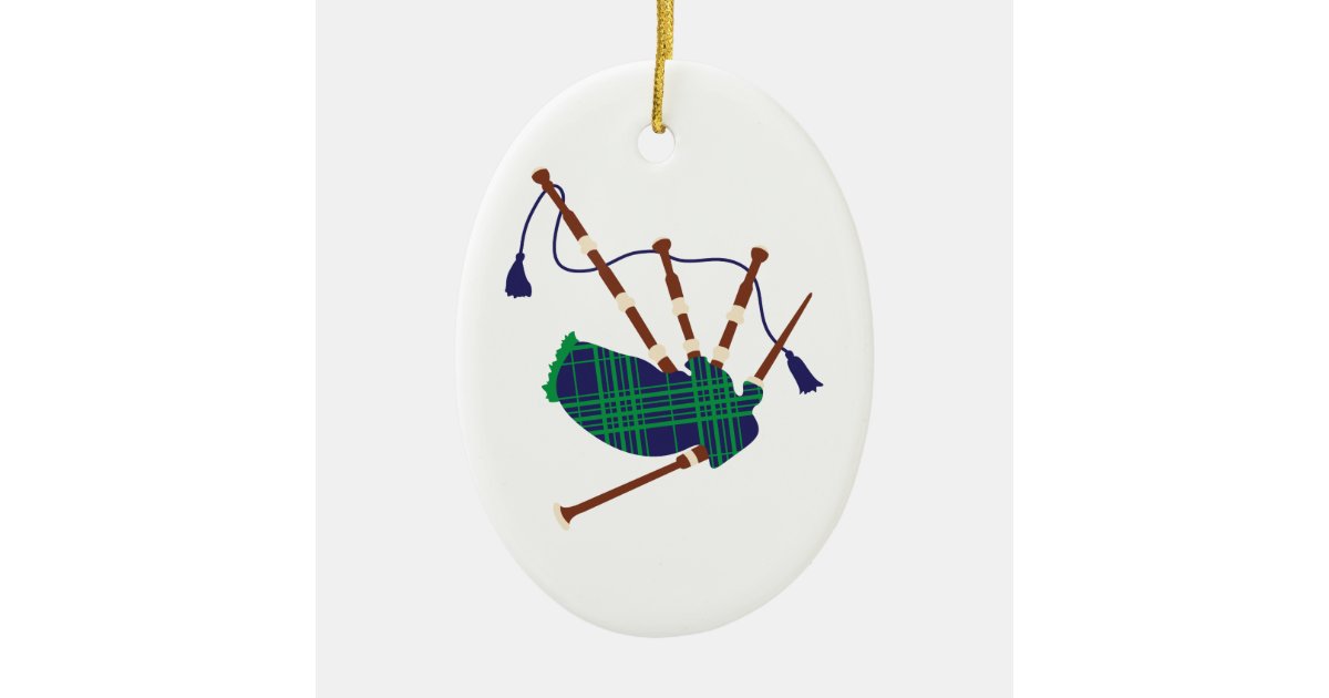 Scottish Bagpipes Ceramic Ornament Zazzle