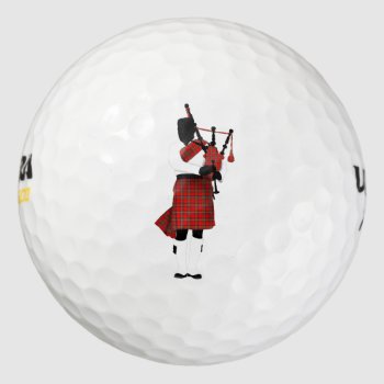 Scottish Bagpipes Golf Balls by thecelticflame at Zazzle