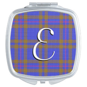 Scottish Beauty Clan Elliot Tartan Plaid Makeup Mirror