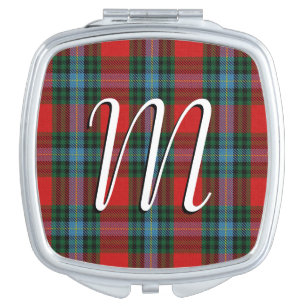 Scottish Beauty Clan MacLea Tartan Plaid Mirror For Makeup