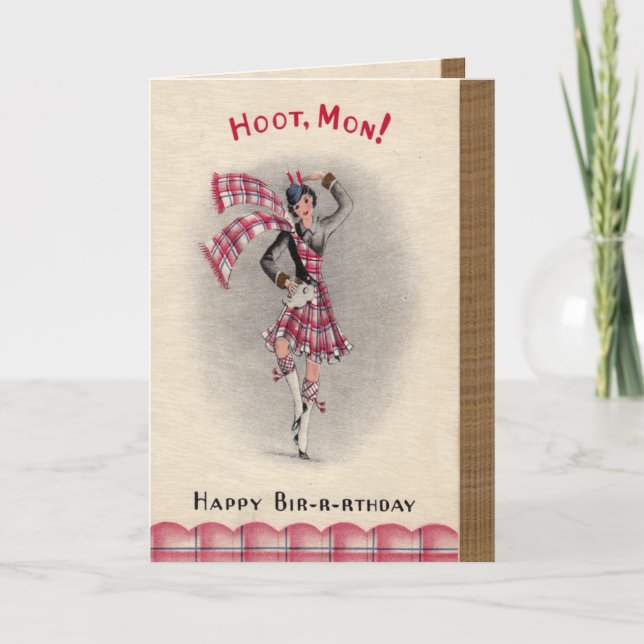 Scottish Birthday Card (Front)