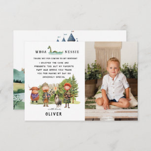 Scottish Birthday Party Photo Thank You