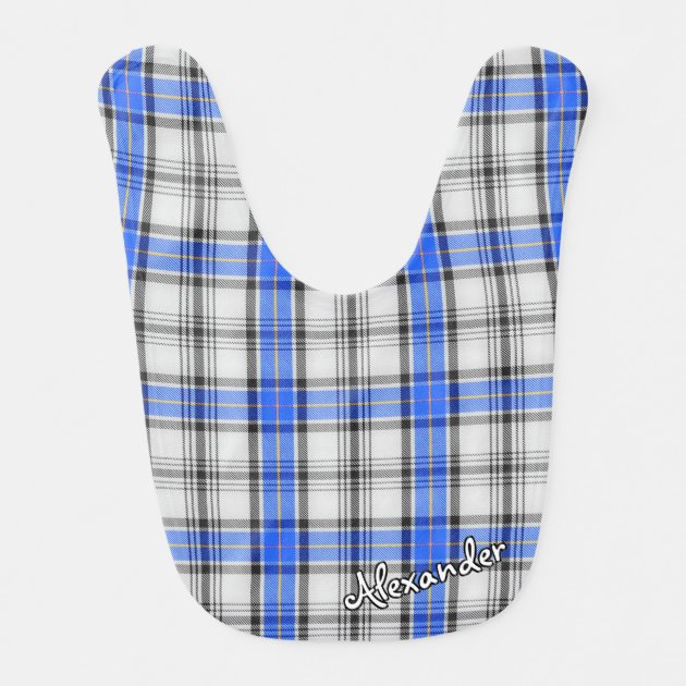 tartan bib