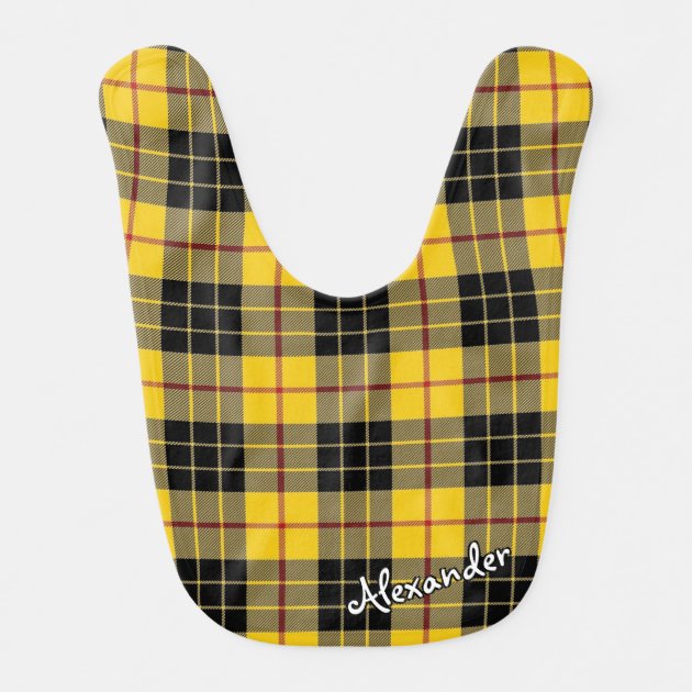 tartan bib