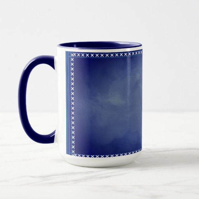 Scottish Blue Mug (Left)