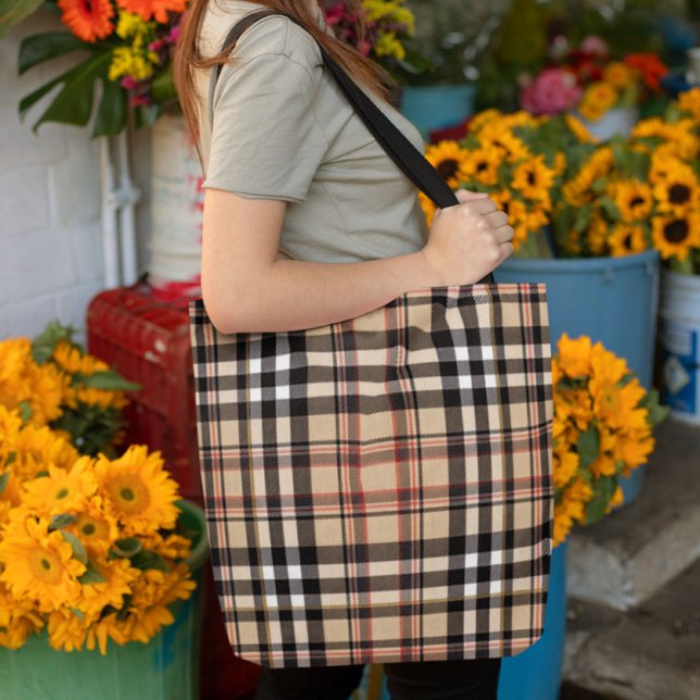 Scottish Brown Plaid Tote (Creator Uploaded)