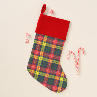 Scottish Buchanan Modern Tartan Christmas Stocking