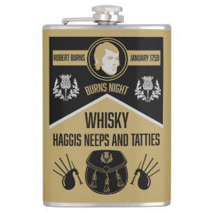 Scottish Burns Night Flask