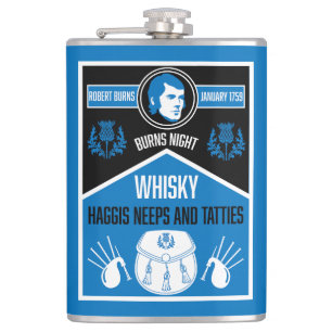 Scottish Burns Night Flask