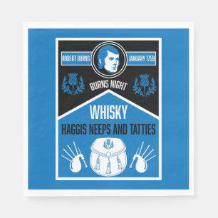 Scottish Burns Night Napkins