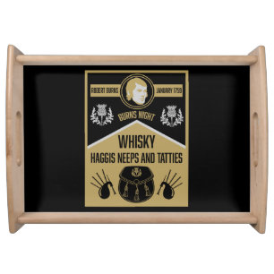 Scottish Burns Night Serving Tray