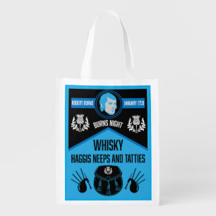 Scottish Burns Night Super Grocery Bag