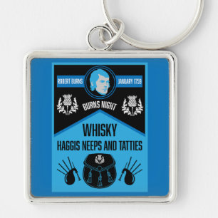 Scottish Burns Night Super Keychain