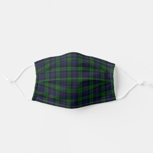 Scottish Campbell Black Watch Tartan Plaid Pattern Adult Cloth Face Mask