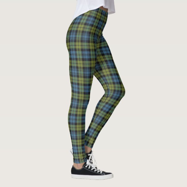 Scottish Campbell Blue and Green Tartan 