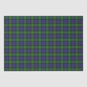 Scottish Campbell Family Tartan Pattern Tissue Paper