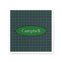 Scottish Campbell Family Tartan Personalized