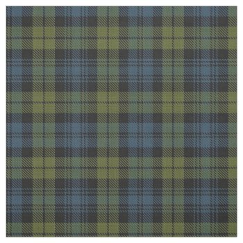 Scottish Campbell Tartan Plaid Fabric by OldScottishMountain at Zazzle