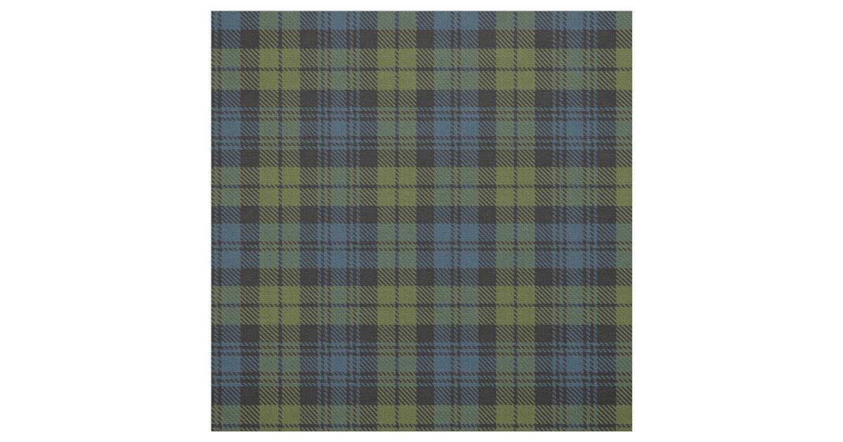 Scottish Campbell Tartan Plaid Fabric 