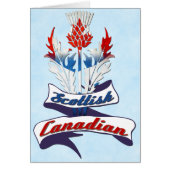 Scottish Canadian Thistle Card (Front)