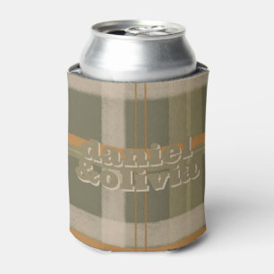 Scottish Celtic Tartan Pattern Wedding Can Cooler
