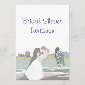 Scottish, Celtic Wedding Theme Bridal Shower Invitation