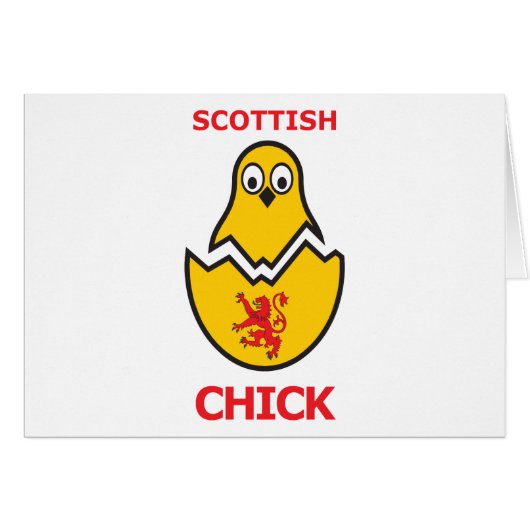 Scottish Chick Cards (Front Horizontal)