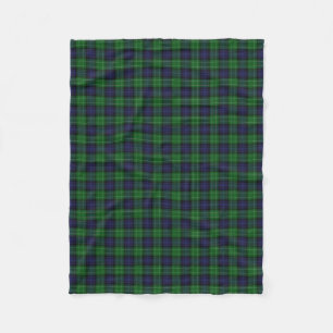 Scottish Clan Abercrombie Classic Tartan Fleece Blanket