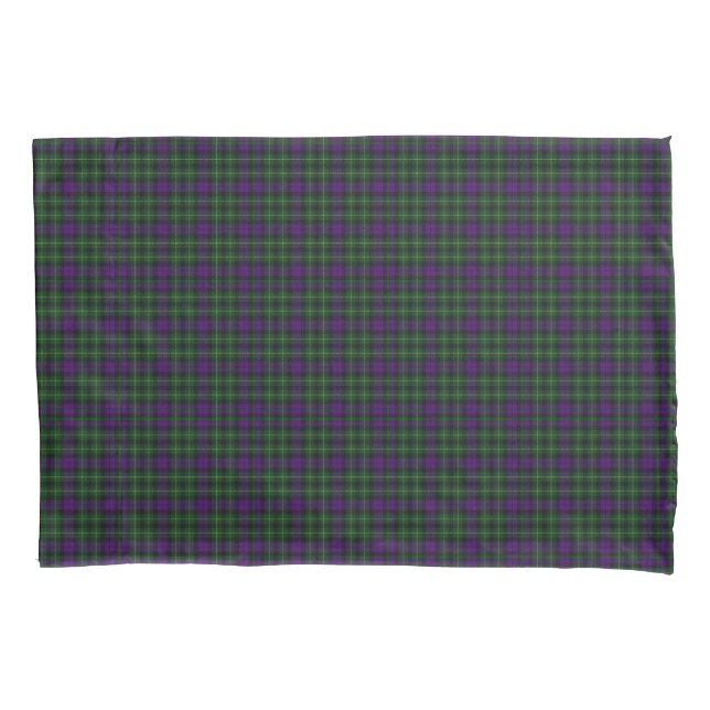 Scottish Clan Abercrombie Tartan Pillow Case (Front)