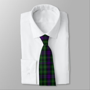 Scottish Clan Abercrombie Tartan Plaid Pattern Neck Tie