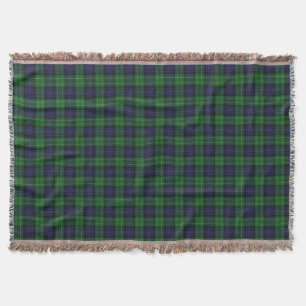 Scottish Clan Abercrombie Tartan Throw Blanket