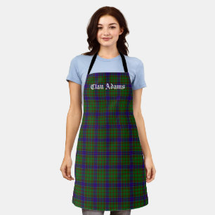 Scottish Clan Adams Tartan Apron