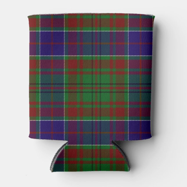 Scottish Clan Adams Tartan Plaid Can Cooler (Front)