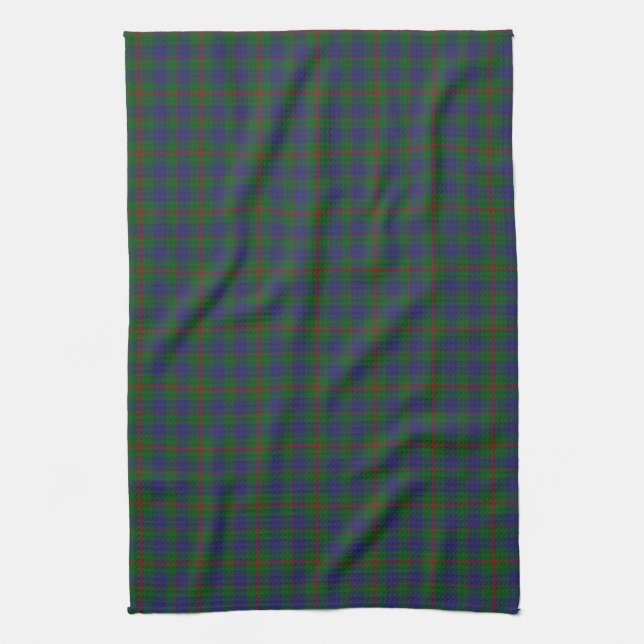 Scottish Clan Agnew Tartan Kitchen Towel (Vertical)