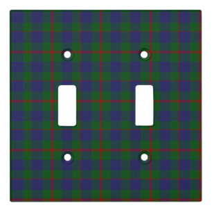 Scottish Clan Agnew Tartan Light Switch Cover