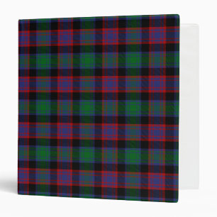 Scottish Clan Alexander Hunting Tartan Plaid 3 Ring Binder