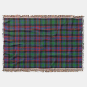 Scottish Clan Alexander Hunting Tartan Plaid Throw Blanket