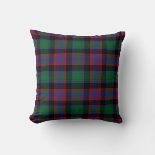 Scottish Clan Alexander Hunting Tartan Plaid Throw Pillow